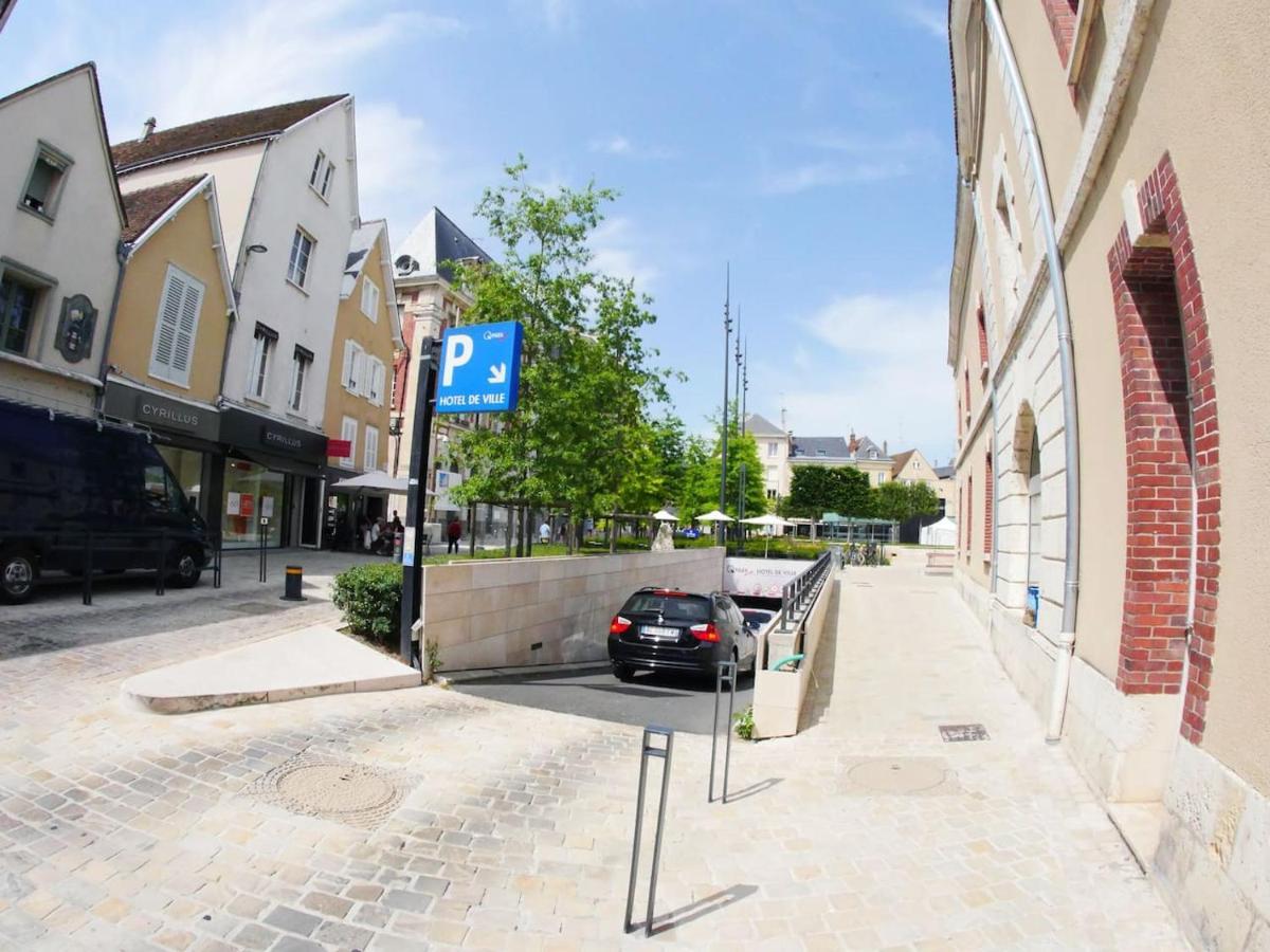 Chartres Coeur De Ville, Beau 2 Pieces Chaleureux Et Lumineux,Parking Et Wifi ! Exteriér fotografie